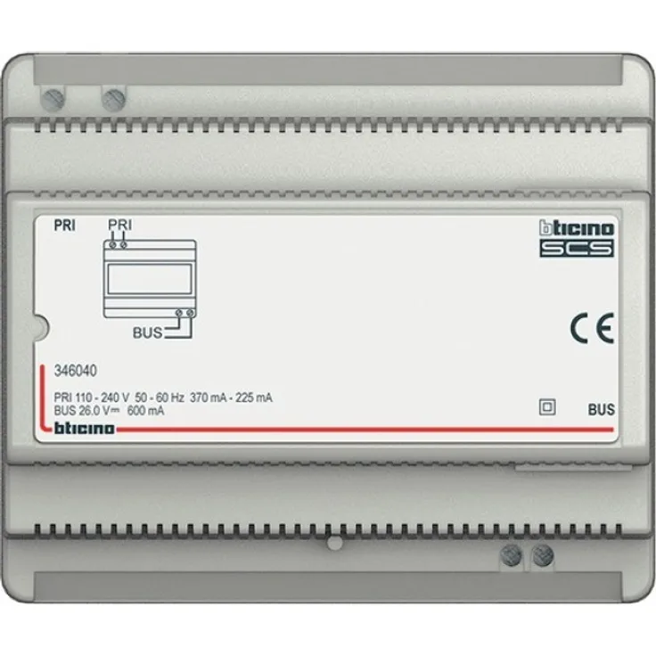BTicino NETZGERÄT AUDIO ECO 6TE 346040 BTicino NETZGERÄT AUDIO ECO 6TE 346040