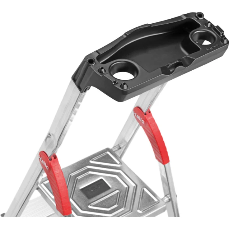 Hailo L60 StandardLine, Alu-Sicherheits-Stehleiter, 5 Stufen – Bild 3