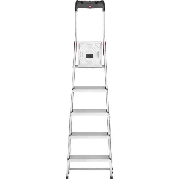Hailo L60 StandardLine, Alu-Sicherheits-Stehleiter, 5 Stufen – Bild 2
