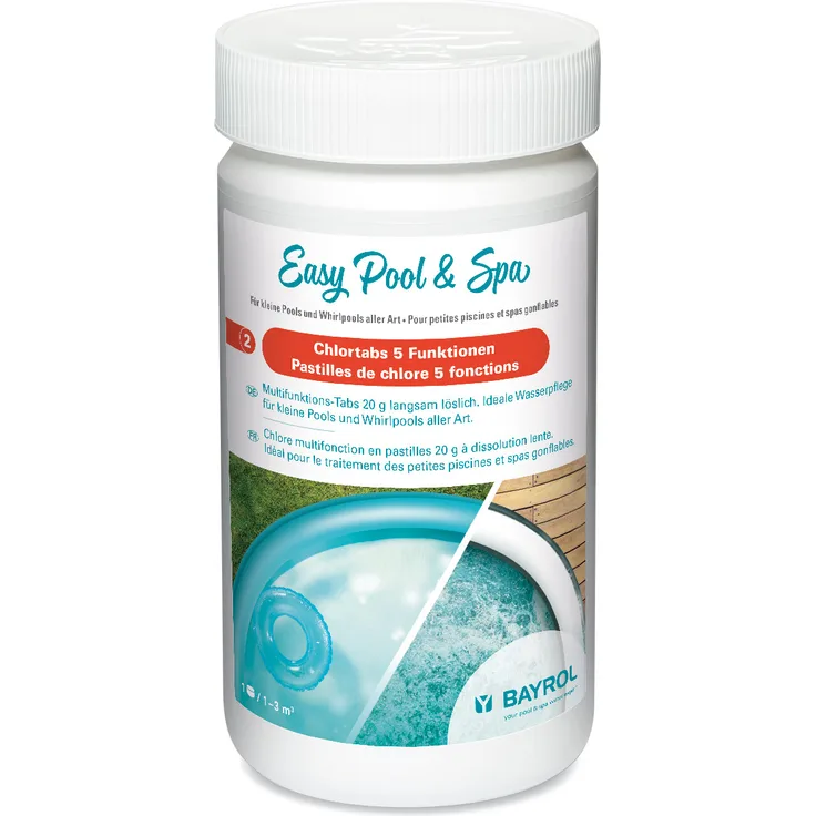 Bayrol Easy Pool & Spa Chlortabs 5 Funktionen 1 kg