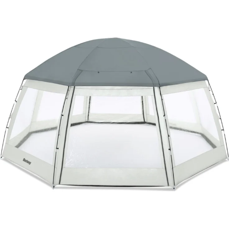 Bestway Pool Abdeckung Pavillon Schutz Swimmingpool Cover rund Durchmesser 600cm – Bild 2