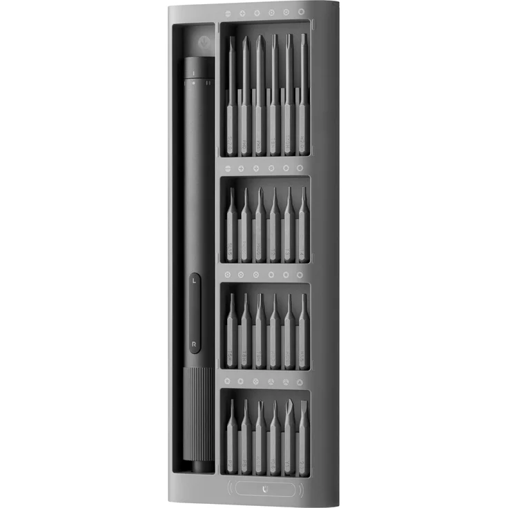 Xiaomi Electric Precision Screwdriver, Akku-Schraubendreher MJDDLSDOO3QW, 24 Bits, Aufbewahrungsbox grau – Bild 2