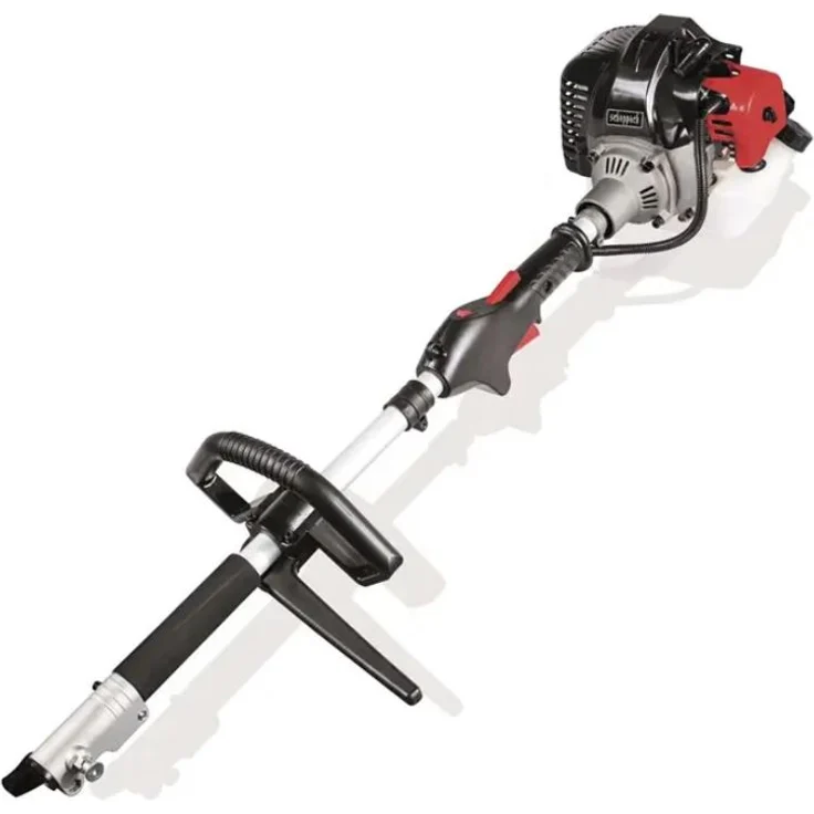 Scheppach Benzin Multigartengerät MT33P Multifunktionsgerät | 4in1 - Rasentrimmer Kettensäge Motorsense Heckenschere | 1,22PS Leistung | 2-Takt-Motor | inkl. Schultergurt und Hüftschutz – Bild 3