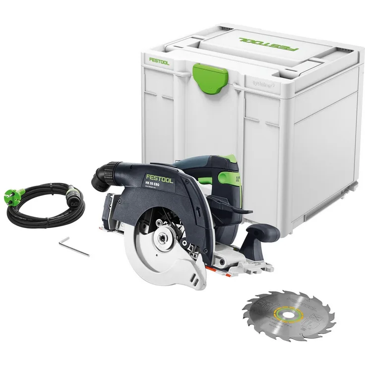 Festool HK 55 EBQ Plus Handkreissäge 1200 W 160 mm ( 576121 ) + Kreissägeblatt + Systainer