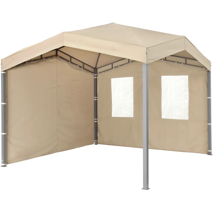 tepro Seitenteilset für Marabo taupe 2 Seitenteile 210x309x0,5 cm Polyester