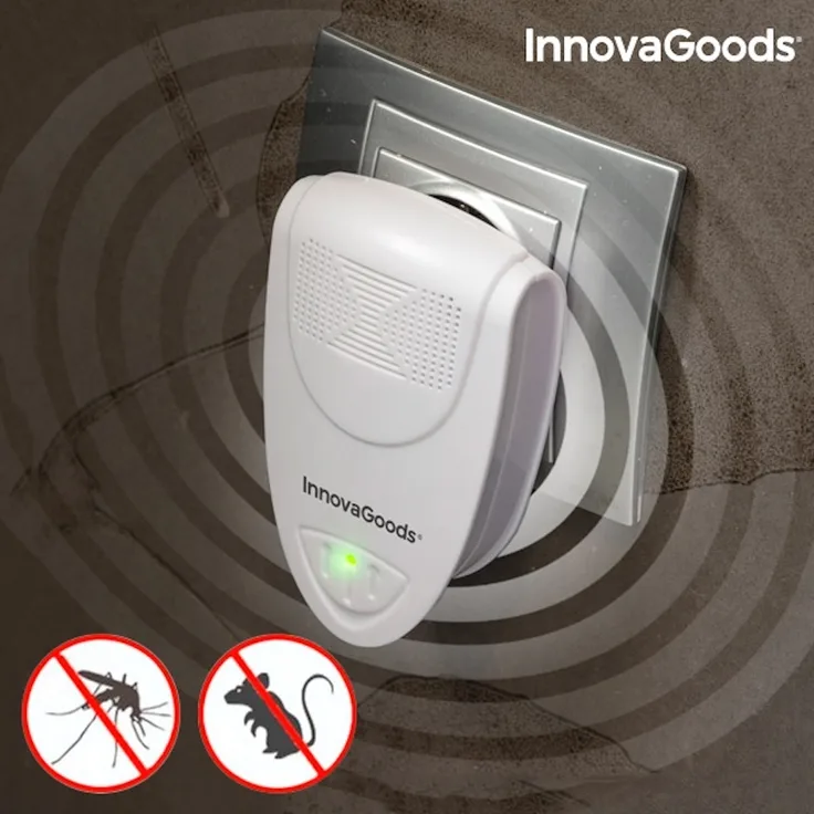 InnovaGoods InnovaGoods Mini Ultraschall Mäuse- und Insektenabwehr