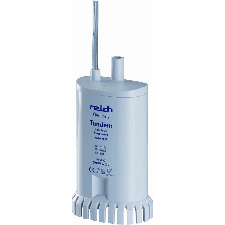 Reich Tauchpumpe Tandem 19 l - 1,4 bar - Uniquick Tauchpumpe