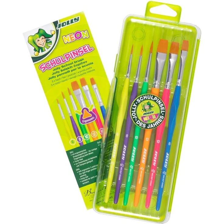 JOLLY NEON Pinsel-Set 6-teilig 9460-0007