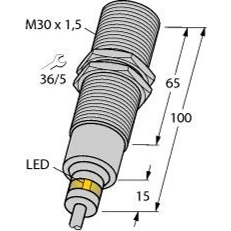 TURCK Sensor BI10-EM30D-VP6X-S120