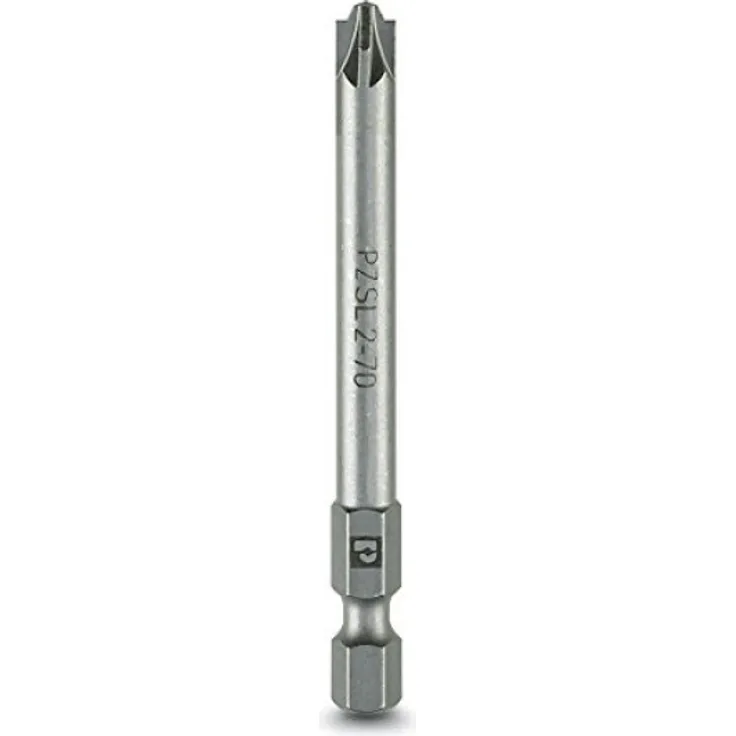 Phoenix Contact Plus-minus-Bit PZ 1 SF-BIT-PZSL 1-70 Werkzeugstahl zähhart, legiert E 6.3 5 St. (1212603)