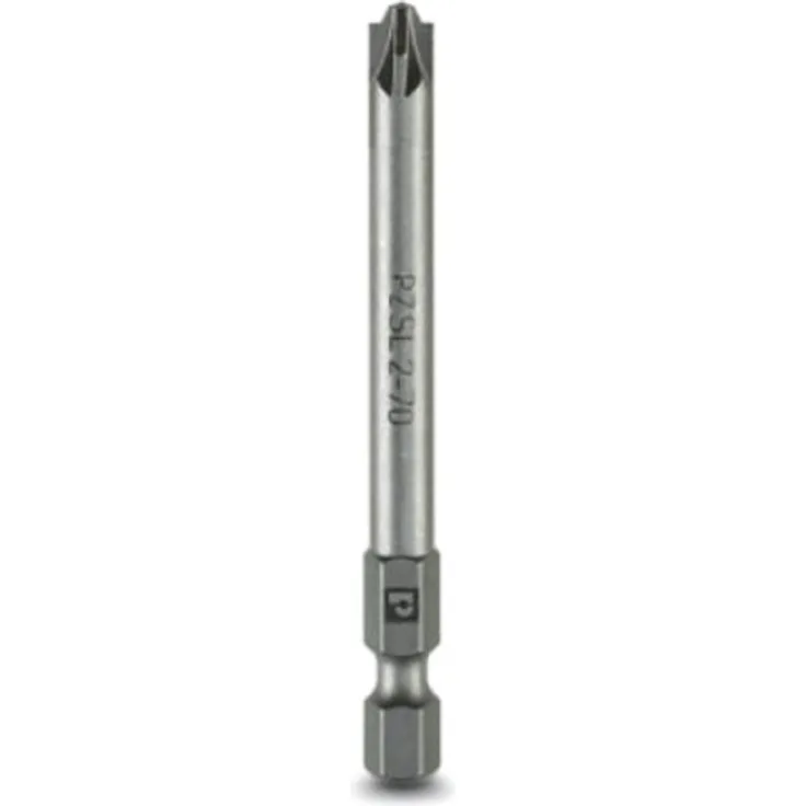 Phoenix Contact Plus-minus-Bit PZ 2 SF-BIT-PZSL 2-70 Werkzeugstahl zähhart, legiert E 6.3 5 St. (1212604)