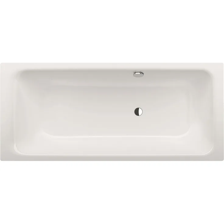 Bette Select Rechteck-Badewanne L:170xB:75xT:50cm Fußende rechts Überlauf hinten weiß 3432-000