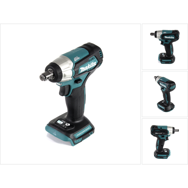 Makita DTW181Z Akku Schlagschrauber 18 V, Blau, Silber ohne Akku ohne Ladegerät ohne Koffer – Bild 3