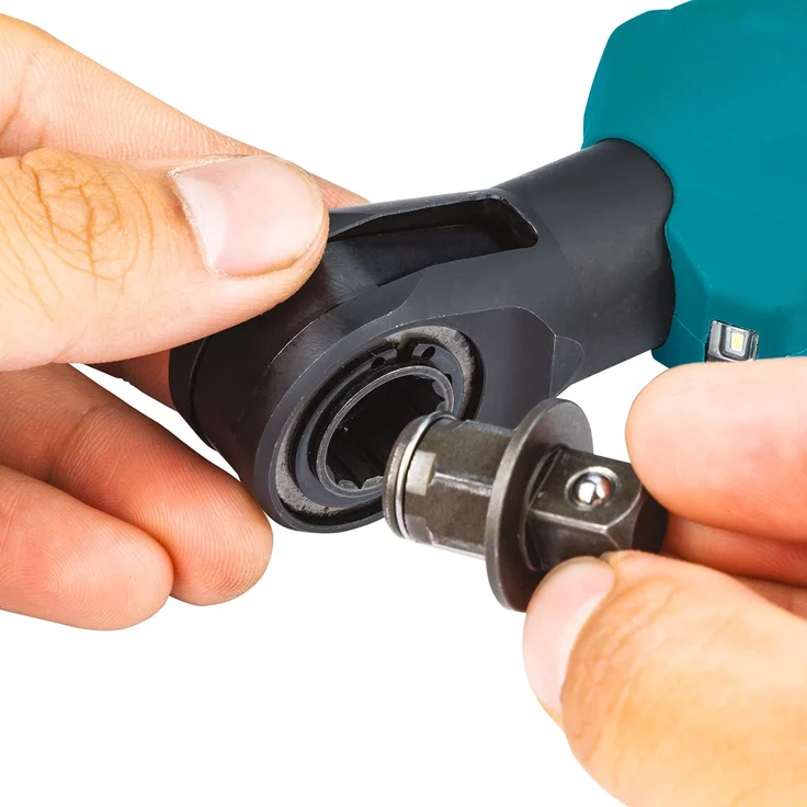 Makita DWR180Z Akku-Ratschenschrauber 18Volt, blau-schwarz – Bild 5