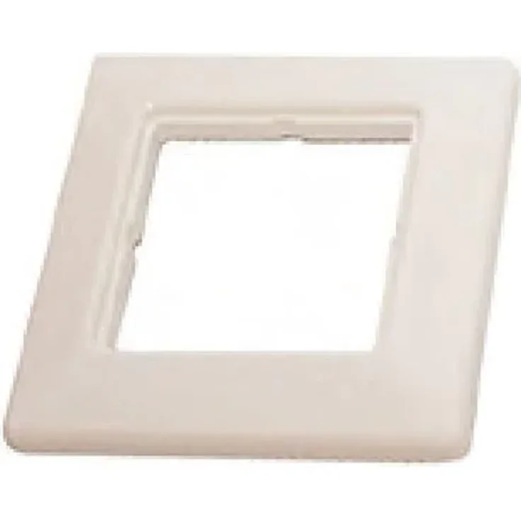 EKU e-stone Abdeckrahmen 1fach 80x80 reinweiss