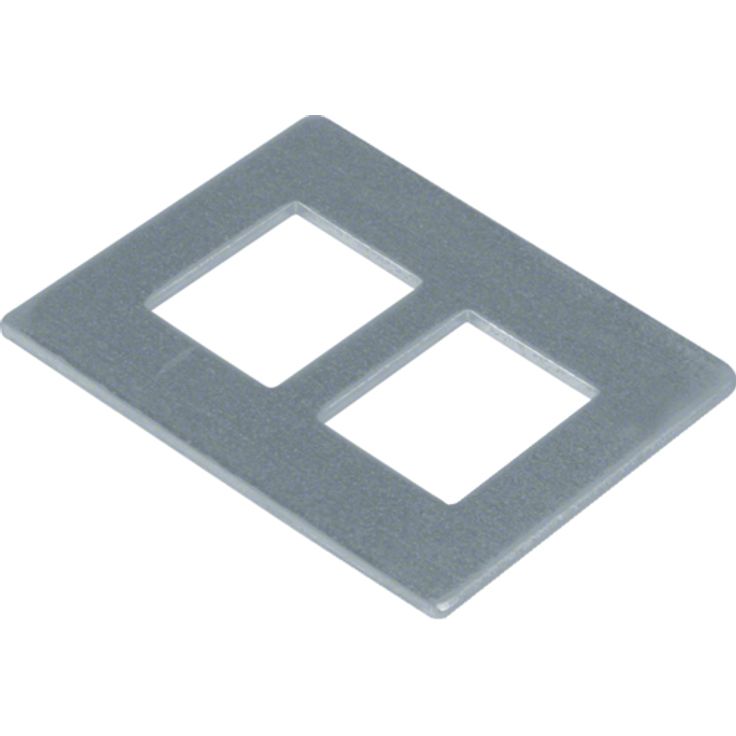 Tehalit Montageplatte 2xRJ45 19,3x14,8 GTVDM012