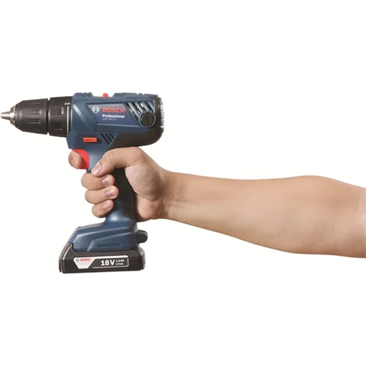 Bosch Professional 18V Akku-Bohrschrauber GSR 18V-21 Akku-Bohrschrauber 55-21 Nm 1800 U/min. 2x Akku 2,0 Ah Ladegerät L- Case – Bild 4