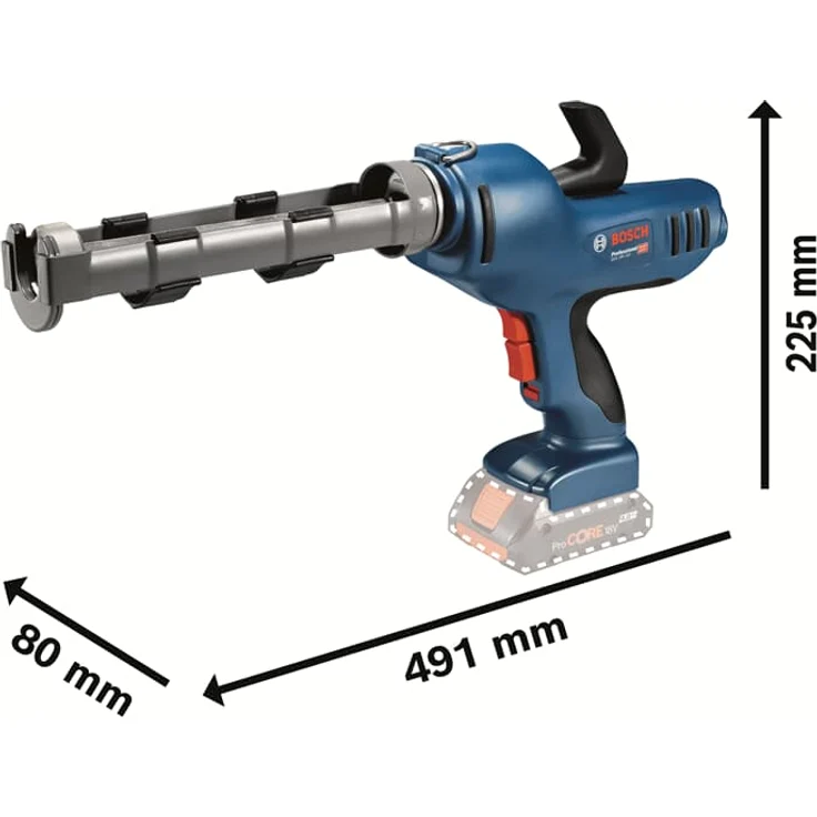 Bosch 18V Akku-Kartuschenpresse GCG 18V-310 | ohne Akku ohne Ladegerät – Bild 2