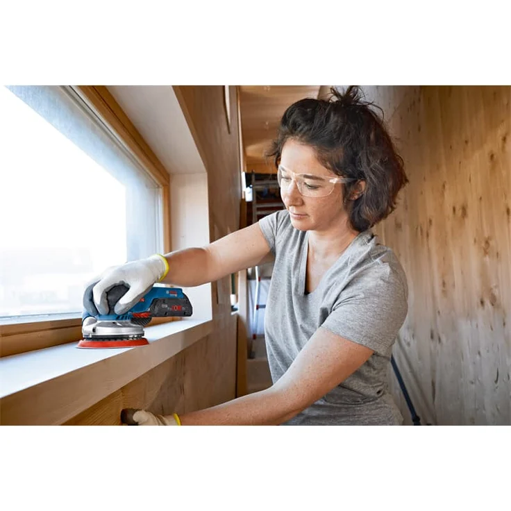 Bosch Professional GEX 18V-125 18V Akku-Exzenterschleifer 125 mm bürstenloser Motor 1,1 kg für glatte Oberflächen ohne Akku ohne Ladegerät – Bild 7