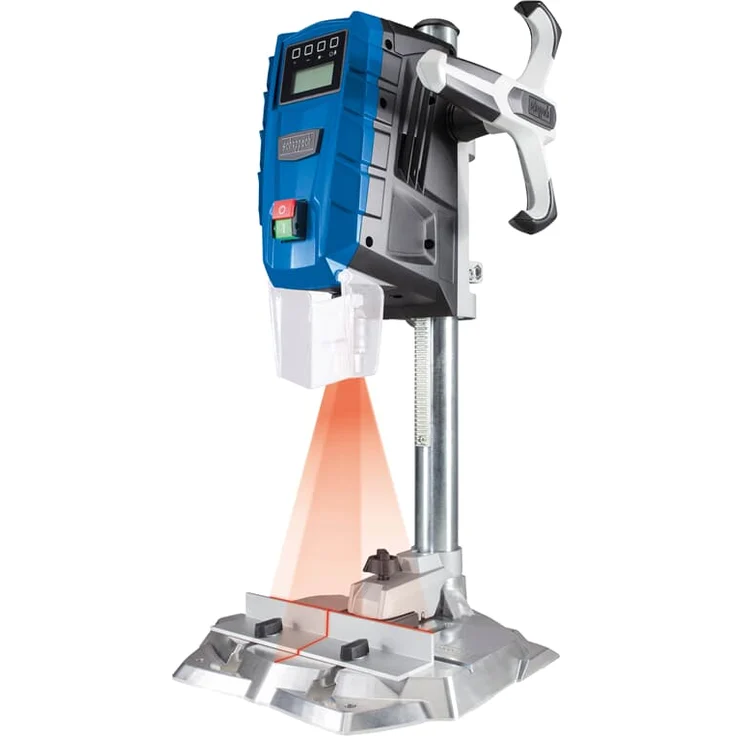 Scheppach DP55 Tischbohrmaschine Bohrmaschine Säulenbohrmaschine | max. Bohrung 13mm | LED Laser | 710 W Leistung | Drehzahl 500–2600 min-1 | Bohrfutterspannbereich 1,5–13mm | Digitaldisplay & Laser – Bild 2