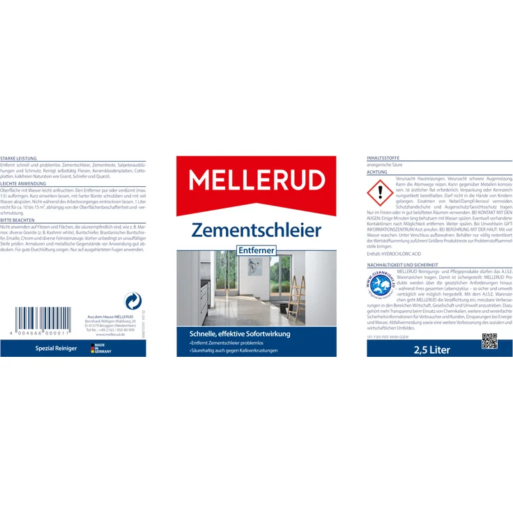 Mellerud Zementschleier Entferner 2,5 l – Bild 4