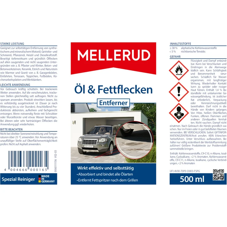Mellerud Öl & Fettflecken Entferner 0,5 l – Bild 4