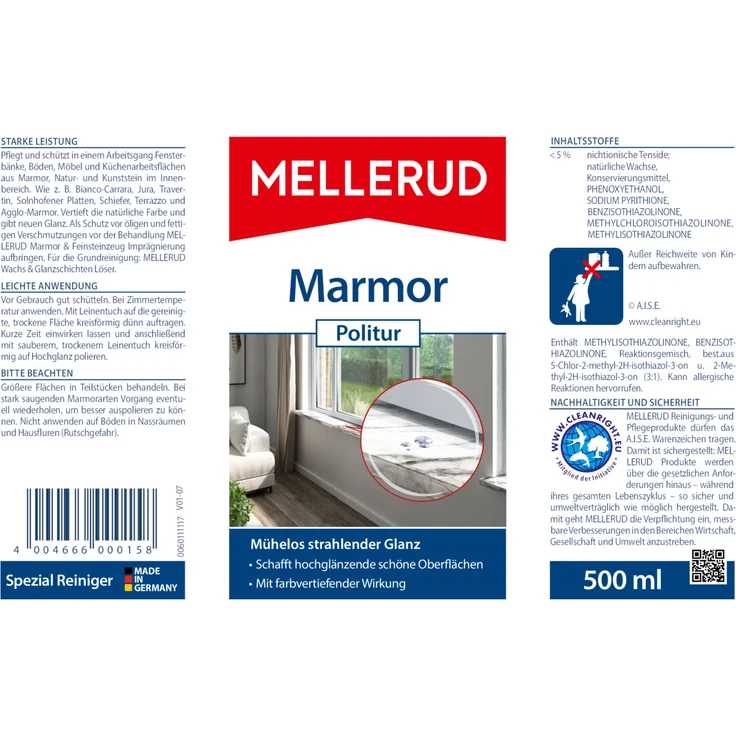 Mellerud Marmor Politur 0,5 l – Bild 4