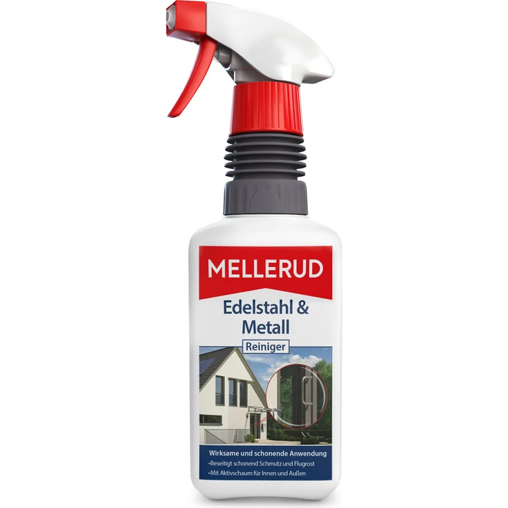 Mellerud Edelstahl & Metall Reiniger 0,5 l – Bild 1