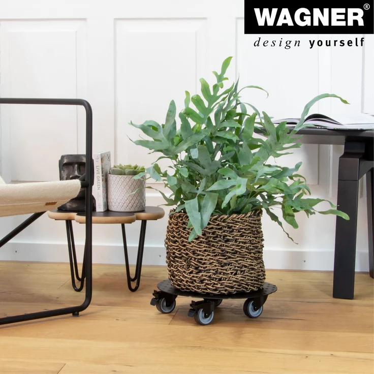 WAGNER Pflanzenroller Alu rund Ø 30 cm Tragkraft bis max. 150 kg – Bild 2