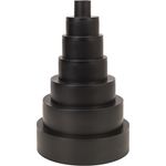 Scheppach Flexibler Absaugadapter Absaugstutzen Schlauchadapter Set | universal anwendbar | 7 teilig | Absauganlagen Reduzierungsstück Reduzierungsset Absaugung | Ø25-150mm