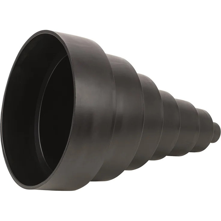 Scheppach Flexibler Absaugadapter Absaugstutzen Schlauchadapter Set | universal anwendbar | 7 teilig | Absauganlagen Reduzierungsstück Reduzierungsset Absaugung | Ø25-150mm – Bild 3