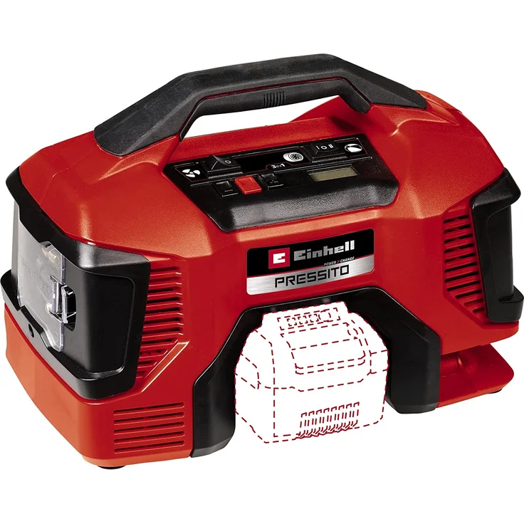 Einhell 18 V Akku-Kompressor PRESSITO 18-21 Power X-Change Solo-Gerät – Bild 2