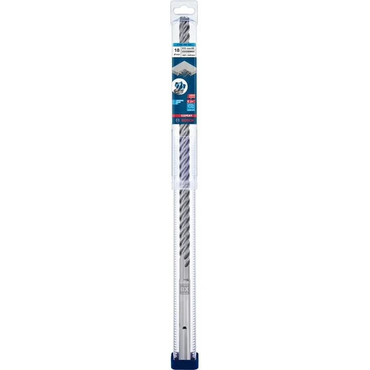 Bosch Professional Hammerbohrer Expert SDS max-8X Ø 18 mm Arbeits-L.400 mm L.540 mm SDS max – Bild 1