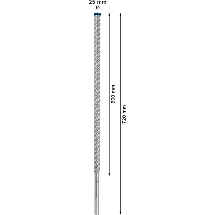 Bosch Professional Hammerbohrer Expert SDS max-8X Ø 25 mm Arbeits-L.600 mm L.720 mm SDS max – Bild 3