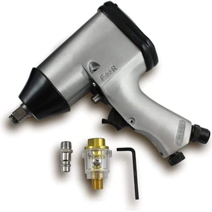 BITUXX® Druckluft Schlagschrauber Radschrauber Set 16-teilig, Pneumatik mit 311Nm, inkl. Transportkoffer und 10 Schlagnüssen – Bild 3