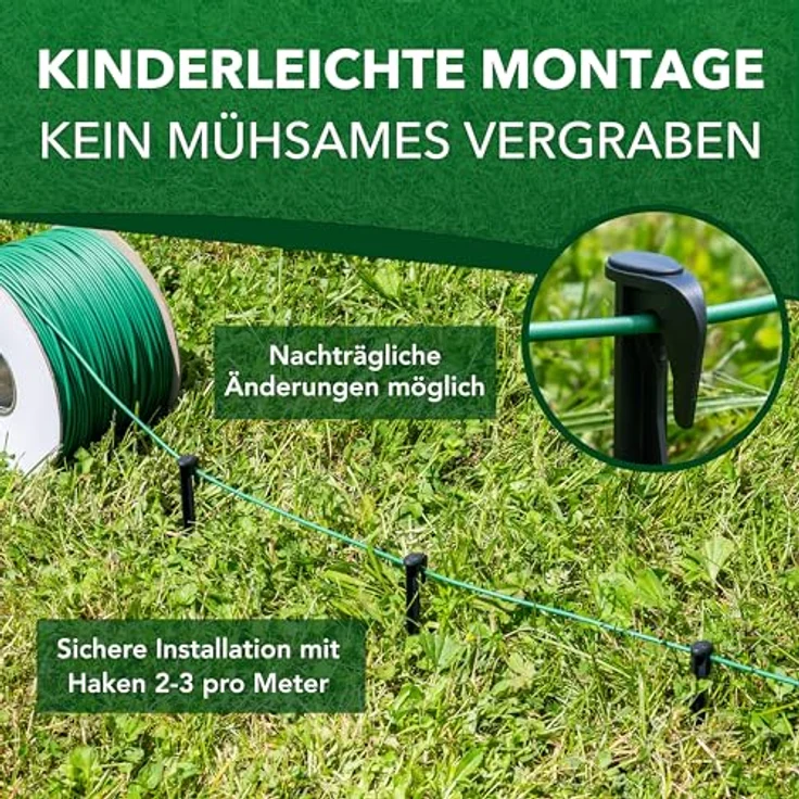 Genisys Husqvarna Automower kompatibles Kabel Mähroboter Begrenzung Draht HQ auf der Kabelrolle Ø2,7mm 250m – Bild 4