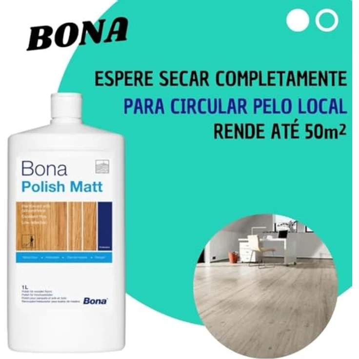 BONA Polish matt Parkettpflege 1 Liter - Bona – Bild 6