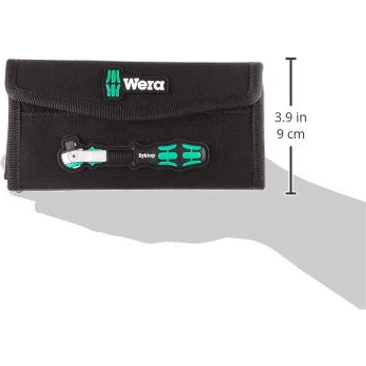 Wera Textile Box KK Zyklop 8100 SA Speed, leere Werkzeugtasche für Werkzeugaufbewahrung – Bild 4