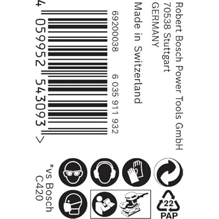 Expert C470 Schleifpapierrolle zum Handschleifen,93 mm x 50 m, G 100 – Bild 5