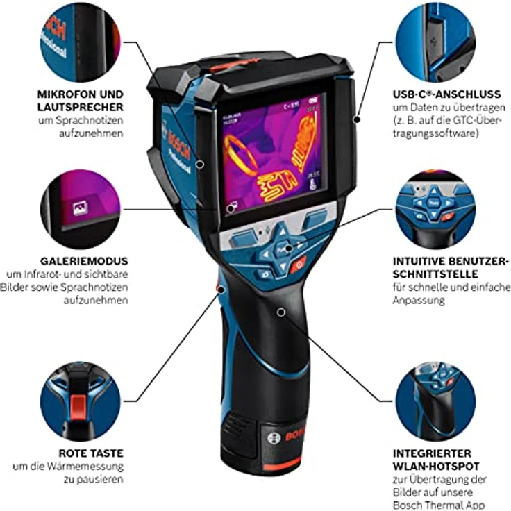Bosch Professional GTC 600 C Wärmebildkamera 0601083500 – Bild 2