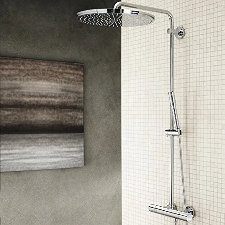 GROHE Rainshower System 400 Brausen und Duschsysteme (mit Thermostatbatterie für die Wandmontage) chrom, 27174001 – Bild 3