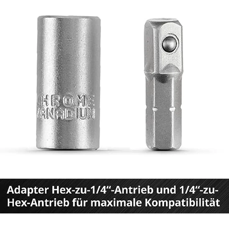 Einhell Bit-Set L-CASE, 37-tlg. Bit- und Ratschen-Set mit 25-mm-Bits, 72-Zahn-Umschaltknarre und praktischer Aufbewahrungsbox – Bild 5