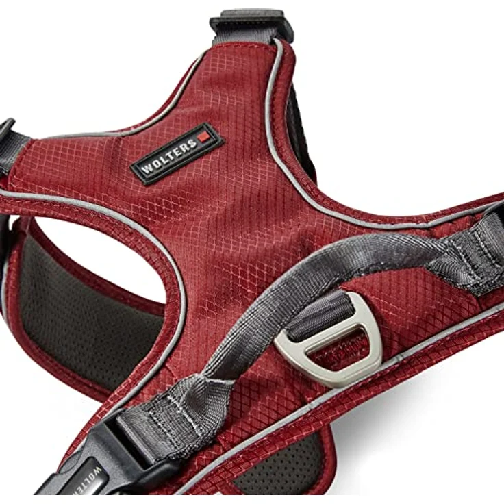 Wolters Geschirr Active Pro Comfort, Größe:45-52.5 cm, Farbe:rot/anthrazit – Bild 2