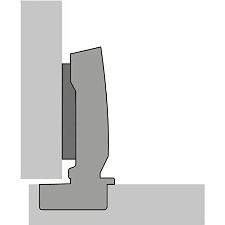 SO-TECH Hettich Sensys Topfband 8645i TH52, 8 Stück Scharnier mit 110° Öffnungswinkel und Soft Close, Höhe 1,5 mm – Bild 3