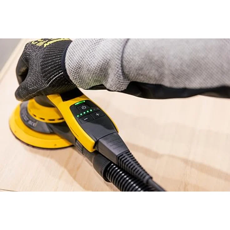 Mirka DEROS II 625, Exzenter-Schleifer mit Absaugung für Ø 150mm Schleifpapier, 400W Motor, 2,5mm Hub, vibrationsarm, inkl. Bluetooth und LED-Indikatoren, MID6254044 – Bild 4