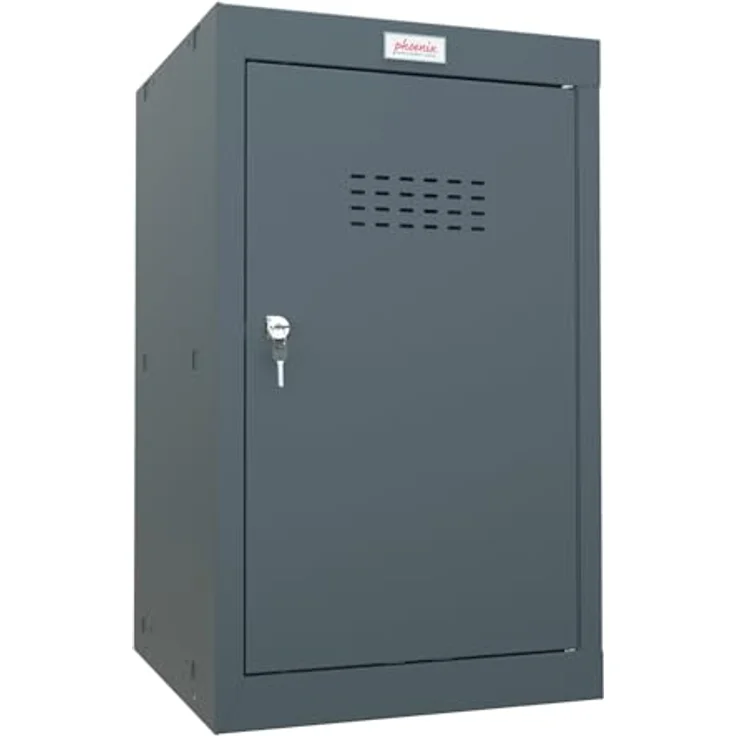 Phoenix CL0644AAK Cube Locker, Würfel-Schließfach 87L mit Standardschlüsselverschluss, anthrazitgrau – Bild 1