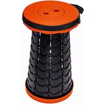 AVit AV00010 Zusammenklappbarer Teleskop-Hocker | Höhenverstellbar 6-46 cm | Tragbar bis 200 kg | Rutschfester Boden | Ideal für Handwerker