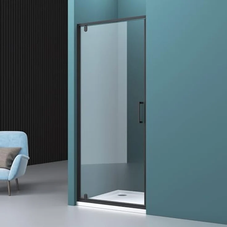 Mai & Mai Dusch-Drehtür Nischendrehtür Ter61K Klarglas ESG-Sicherheitsglas Nanobeschichtung, 75x200 cm, Einscheibensicherheitsglas - Preisvergleich – Bild 3