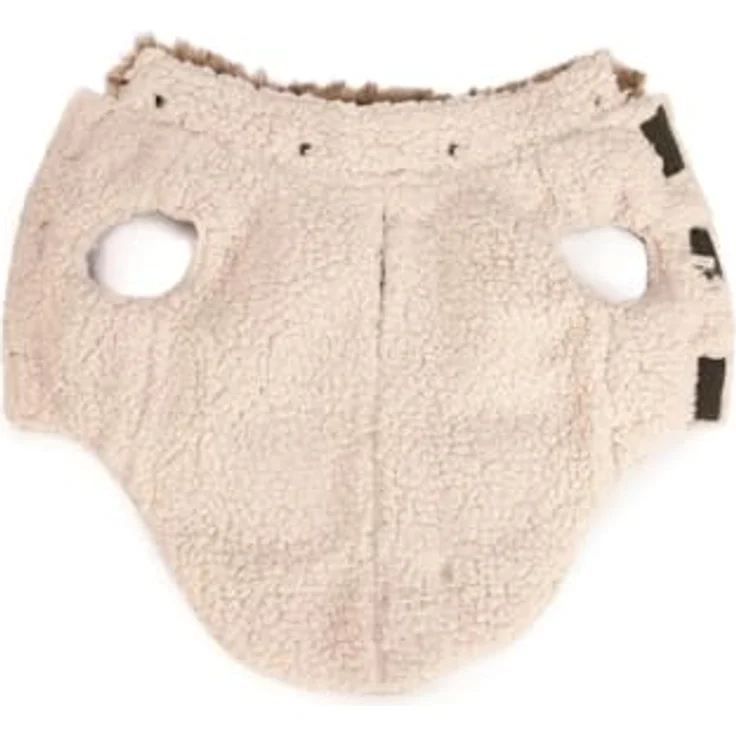 Designed by Lotte Hundemantel Philos (XXL, wasserfest, Schafsfell, Knebelknöpfe), Hundebekleidung – Bild 2