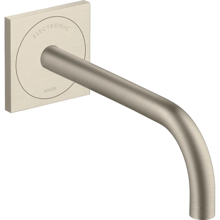 hansgrohe AXOR UNO2 UPW, Elektronik-Waschtischmischer mit Infrarot-Sensor, Unterputz, 230 V, 225 mm, Nickel